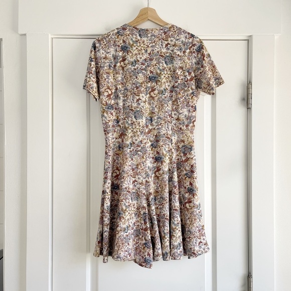 Vintage Floral Button Romper - S - Picture 5 of 5